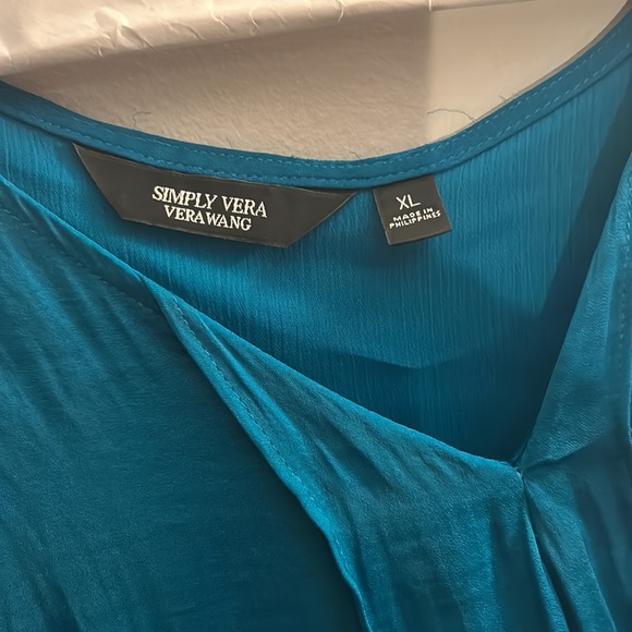 Vera Wang Dark Teal Dress - Picture 7 of 7